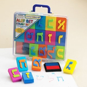 Aleph Bet Foam Stamp Kit