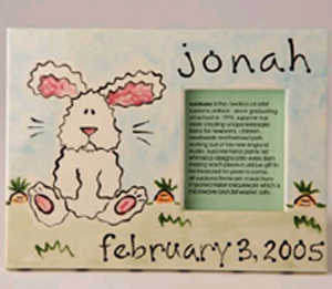 Personalized Picture Frame - Bunny
