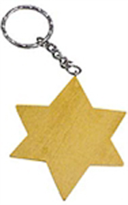 2" Magen David Keychain