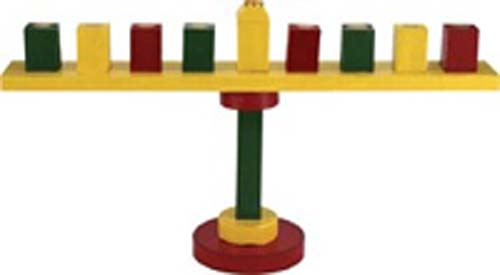 Geometic Menorah - Wood Craft