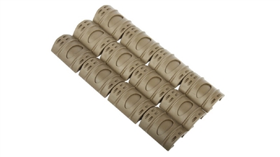 12 Pack Rail Covers -FDE