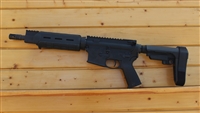 10.5" RXA 7.62x39 BLACK MOE PISTOL w/SBA3 ADJUSTABLE BRACE; 4150 CMV 1:10 HBAR