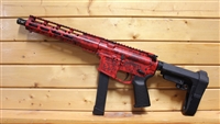 10.5" RXA 9mm KRYPTEK RED HYDRO DIPPED SLIM M-LOK PISTOL; 4150 CMV 1:10