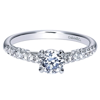 Solitaire Diamond Engagement Ring