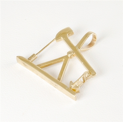 Custom Pump Jack in 14K Yellow gold