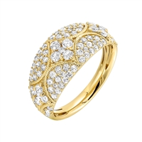 1 ctw. PavÃ© Diamond Band in 14K Yellow Gold