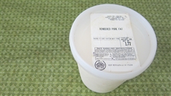 Pork Lard (rendered) ~ 1 quart