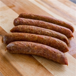 Smoked Polish Sausage, Cased Links ~ 1 lb