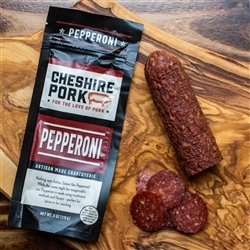 Cheshire Farms Pork Pepperoni Sausage ~ 6 oz
