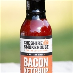 Cheshire Farms Bacon Ketchup Sauce ~ 15 oz