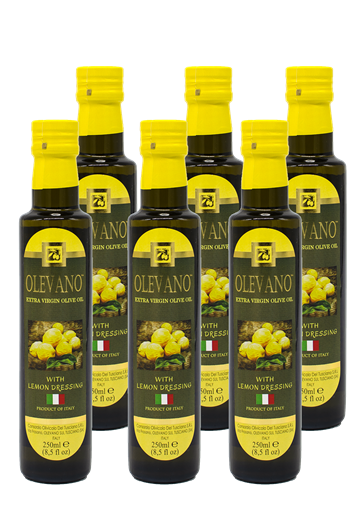 1 case (6 250ml bottles) of Lemon Infused Olive Oil