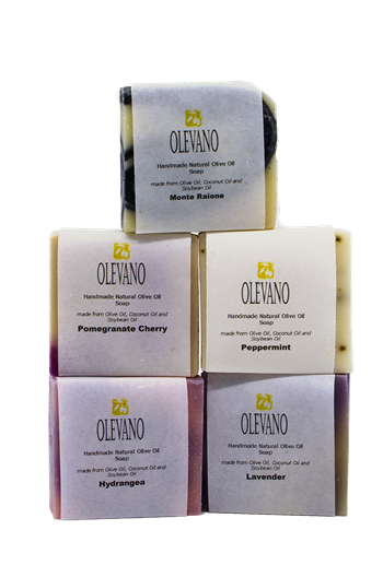 Handmade Olive Oil Soap - 5 bars