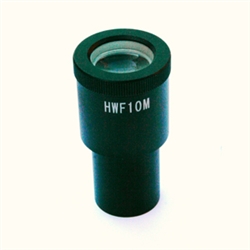 Wide field Eyepiece WF10x / 18, with reticule 10 mm / 100 parts. Adjustable lens