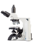 New Euromex Delphi Trinocular  Microscope, 10x/25mm fov, objectives 4x,10x,20x,40x,100x(oil) - LED illumination