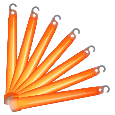 WeGlow 6 inch LightSticks - Orange