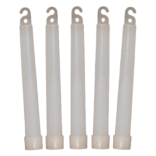 WeGlow 6 inch LightSticks - White