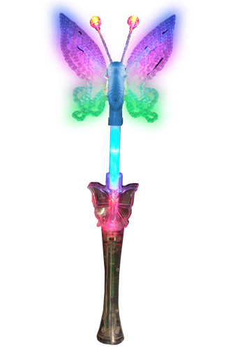 Rainbow Butterfly Wand