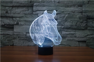 Laser Lamp - Horse Head