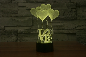 Laser Lamp - Love and Heart Balloons