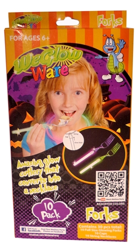 WeGlow Ware Halloween Fork - 10 Pack