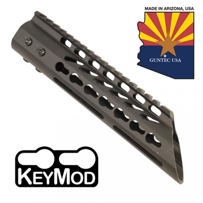 GUNTECH USA 9" ULTRA LW THIN KEYMOD RAIL W/ SLANT NOSE