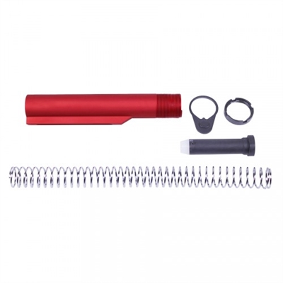 AR15 MIL-SPEC "RED" BUFFER TUBE SET