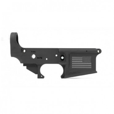 PSA AR15 AMERICAN FLAG ENGRAVED LOWER RECEIVER