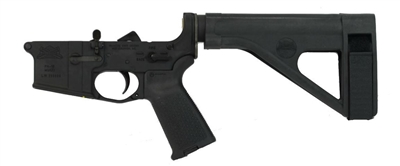 AR-15 COMPLETE PISTOL LOWER WITH SB TACTICAL BRACE