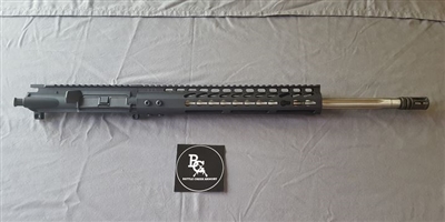 AR15 .223 WYLDE 18" SS FLUTED UPPER W/ 12" KEYMOD OR MLOKRAIL