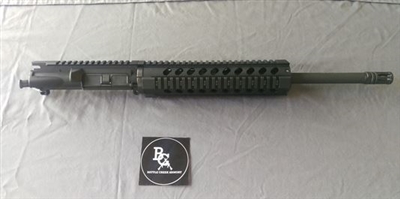 AR15 7.62X39MM 16" COMPLETE UPPER W/ 12" QUAD RAIL, BCG & CH