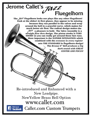 Callet Jazz Flugelhorn (silver) *click here to buy and more photos*