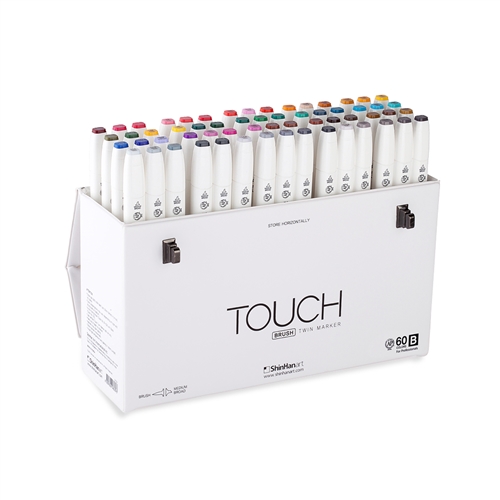 ShinHan TOUCH TWIN 60 BRUSH MARKER SET [B]