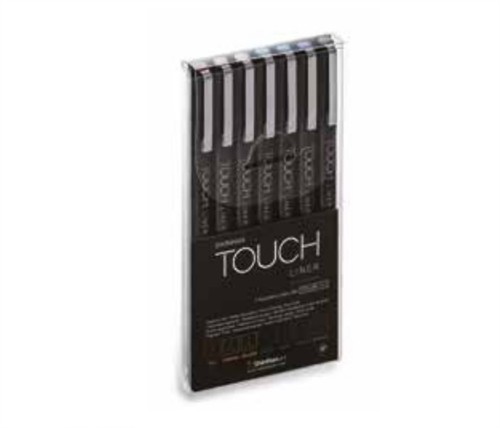ShinHan TOUCH LINER COLOR Set of 7 colors [0.1mm]