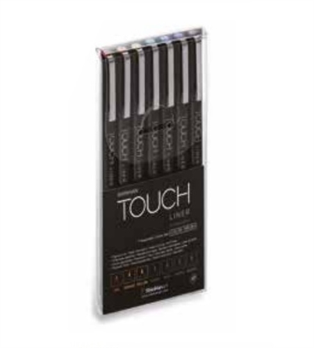 ShinHan TOUCH LINER COLOR Set of 7 colors [BRUSH]