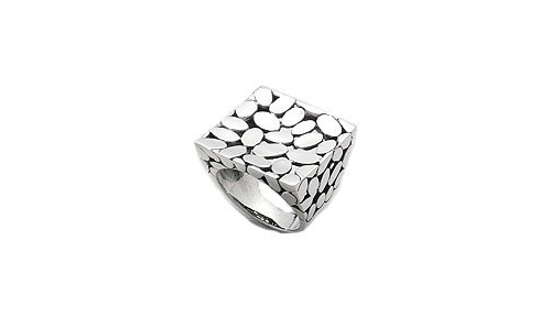 Sterling Silver Square Ring (7)