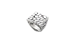 Sterling Silver Square Ring (9)