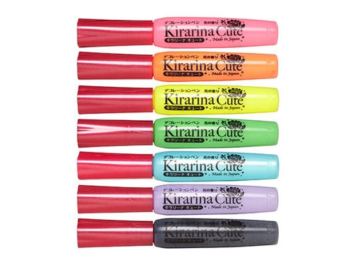 All Kirarina Cute Scented 3D Puff Paint Pen List