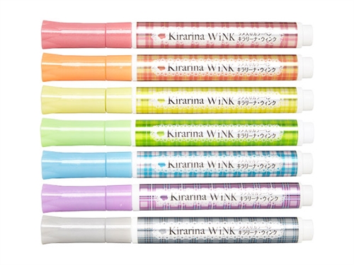 All Kirarina WiNK Glitter Pen Markers List