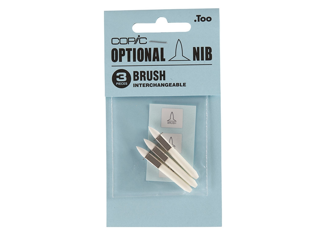 Copic Marker Original 3 BRUSH INTERCHANGEABLE Optional Nibs
