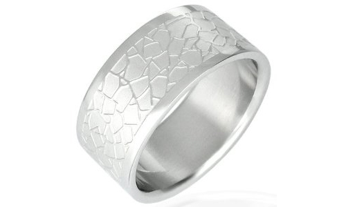 Cracked Design Stainless Steel Band-10