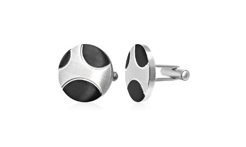 Epic Circles Stainless Steel Cufflinks