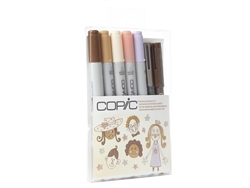 Copic Ciao 7pc Doodle Kit People colors marker set