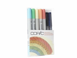 Copic Ciao 7pc Doodle Kit Rainbow colors marker set