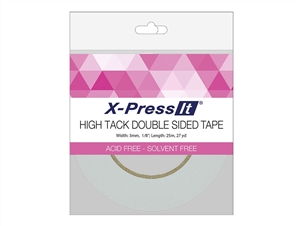High Tack Double Sided Tissue Tape (1/8 inch x 27yards) paper crafting tape