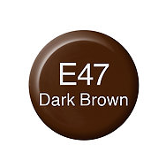 Copic Ink E47 Dark Brown