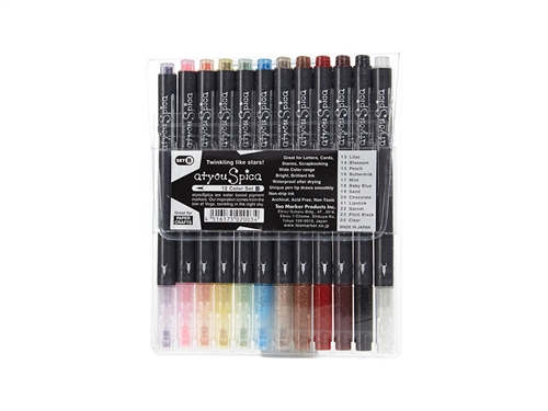 atyou Spica Glitter Pens 12 Piece - SET B