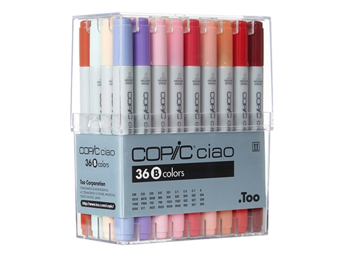 Copic Ciao Markers: 36 Color - Set B