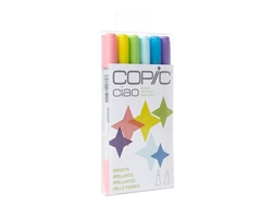 Copic Ciao 6 Piece Kit Bright Colors