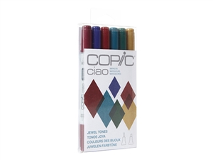 Copic Ciao 6 Piece Kit Jewel Tone Colors