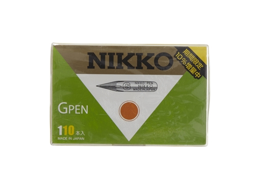 Nikko G Pen Chrome Nib - 110 Piece Box